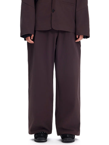 Zipper Wide Leg Pants