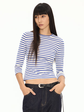 Fitted Striped Longsleeve