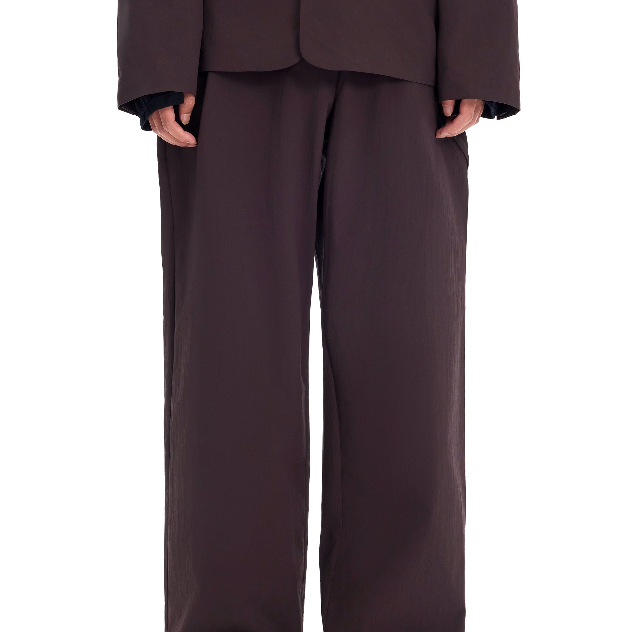 Zipper Wide Leg Pants